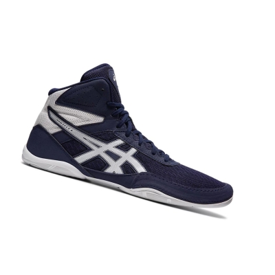 Peacoat / White Men's Asics MATFLEX 6 Wrestling Shoes | US59620AN