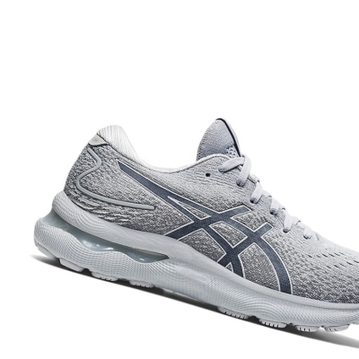 Piedmont Grey / Piedmont Grey Women's Asics GEL-NIMBUS 24 Running Shoes | US96082UE