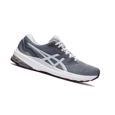 Piedmont Grey / White Women's Asics GT-1000 11 Running Shoes | US01397QF