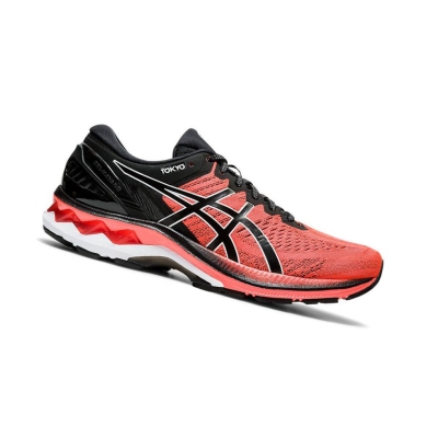 Red Men's Asics GEL-KAYANO 27 TOKYO Running Shoes | US36201MP