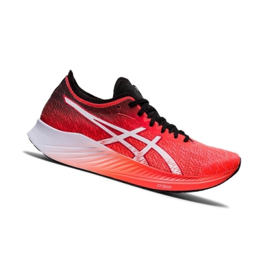 Red Women's Asics MAGIC SPEED Running Shoes | US60921HM