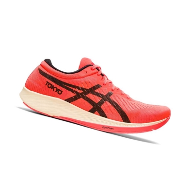 Red Women's Asics METARACER Running Shoes | US97420OG