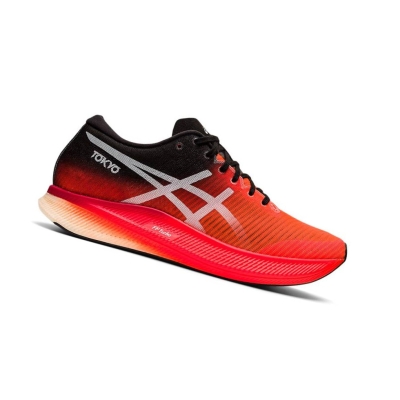 Red Women's Asics METASPEED EDGE Running Shoes | US45830NL