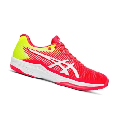 Red Women's Asics SOLUTION SPEED FF Tennis Shoes | US26035DP