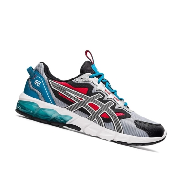 Sheet Rock / Teal Blue Men's Asics GEL-QUANTUM 90 Sneakers | US39062WG