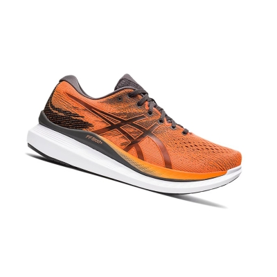 Shocking Orange / Black Men's Asics GlideRide 3 Running Shoes | US36170JD