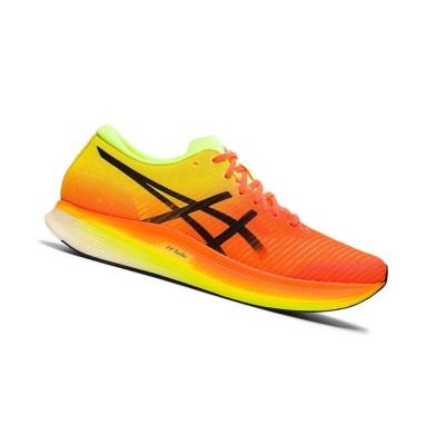 Shocking Orange / Black Men's Asics METASPEED EDGE Running Shoes | US35708QR