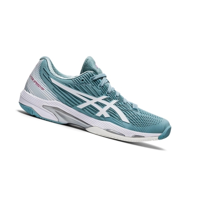 Smoke Blue / White Women's Asics SOLUTION SPEED FF 2 Tennis Shoes | US51349ES