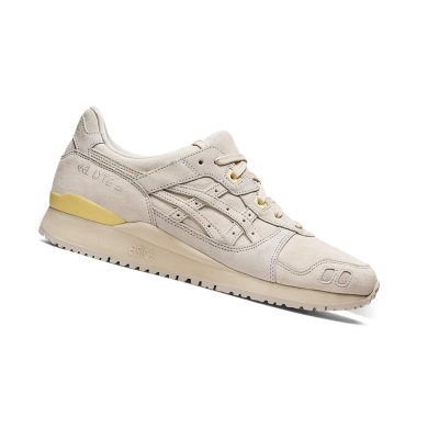 Vanilla / Smoke Grey Men's Asics GEL-LYTE III OG CONNECT Sneakers | US03251IP