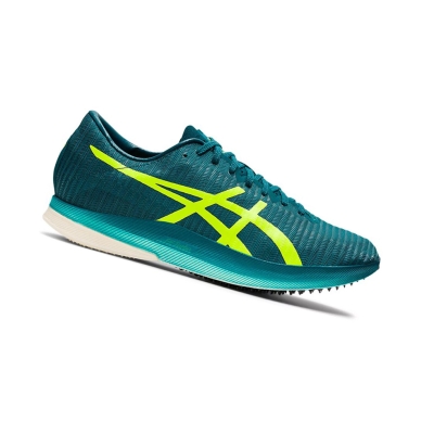 Velvet Pine / Safety Yellow Men's Asics METASPEED LD Running Shoes | US29431QI