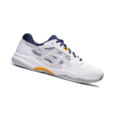 White / Deep Ocean Men's Asics GEL-RENMA Tennis Shoes | US16438FA