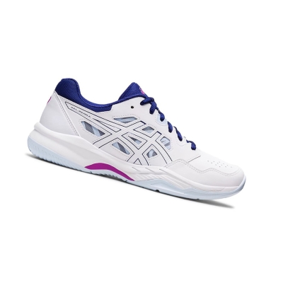 White / Dive Blue Women's Asics GEL-RENMA Tennis Shoes | US20716GD