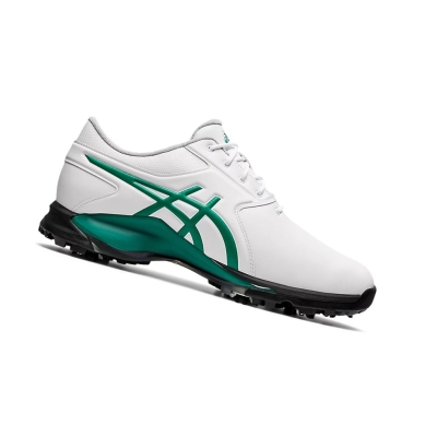 White / Forest Green Men's Asics GEL-ACE PRO M Golf Shoes | US95462NL