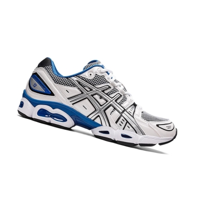 White / Lake Drive Men's Asics GEL-NIMBUS 9 Sneakers | US53416HP