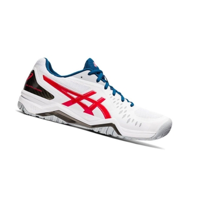 White Men's Asics GEL-CHALLENGER 12 Tennis Shoes | US16705RQ