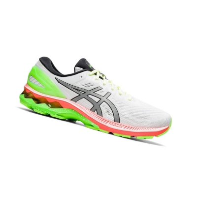 White Men's Asics GEL-KAYANO 27 LITE-SHOW Running Shoes | US60541JY