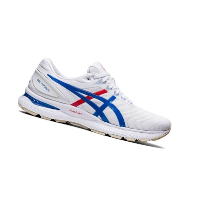 White Men's Asics GEL-NIMBUS 22 Running Shoes | US35426LH