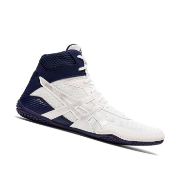 White Men's Asics MATCONTROL 2 Wrestling Shoes | US01728MN