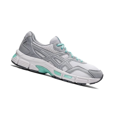 White / Piedmont Grey Women's Asics GEL-JOG MC Sneakers | US08431AD