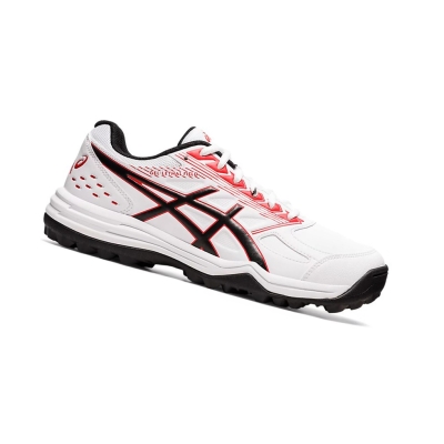 White / Red Men's Asics GEL-LETHAL FIELD Sneakers | US21398LJ