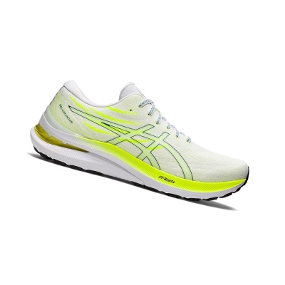 White / Velvet Pine Men's Asics GEL-KAYANO 29 Running Shoes | US59378VP