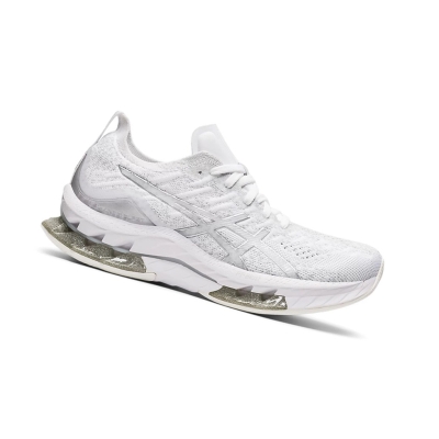 White / White Women's Asics KINSEI BLAST Running Shoes | US91276JL