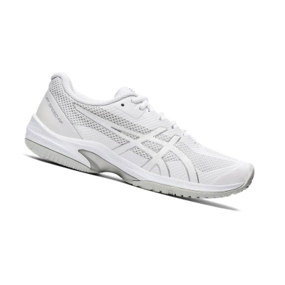 White Women's Asics COURT SPEED FF Tennis Shoes | US81642EY