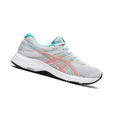 White Women's Asics GEL-CONTEND 6 Running Shoes | US30596KZ