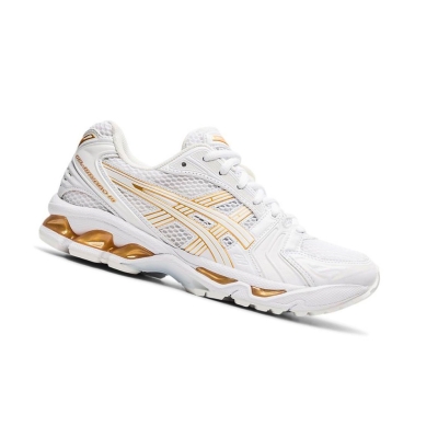 White Women's Asics GEL-KAYANO 14 Sneakers | US24906PG