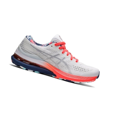 White Women's Asics GEL-KAYANO 28 Running Shoes | US65290RQ