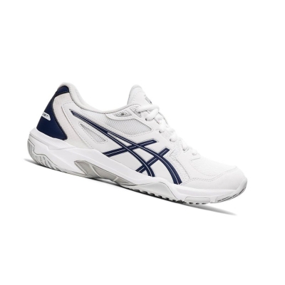 White Women's Asics GEL-ROCKET 10 Volleyball Shoes | US07645DC