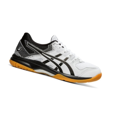 White Women's Asics GEL-ROCKET 9 Volleyball Shoes | US60937AM