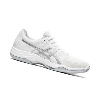 White Women's Asics GEL-TACTIC 2 Volleyball Shoes | US85147BM