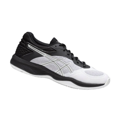 White Women's Asics NETBURNER BALLISTIC FF Volleyball Shoes | US64029PR