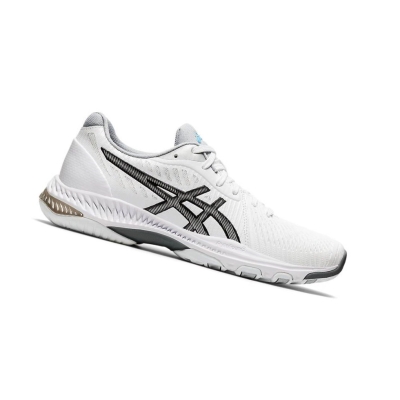 White Women's Asics NETBURNER BALLISTIC FF 2 Volleyball Shoes | US65907DF