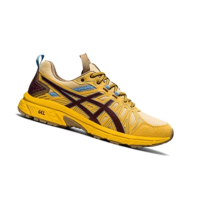 Yellow Men's Asics HN1-S GEL-VENTURE 7 Sneakers | US36587BO