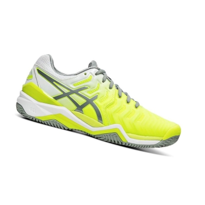 Yellow Women's Asics GEL-RESOLUTION 7 Tennis Shoes | US63984UD