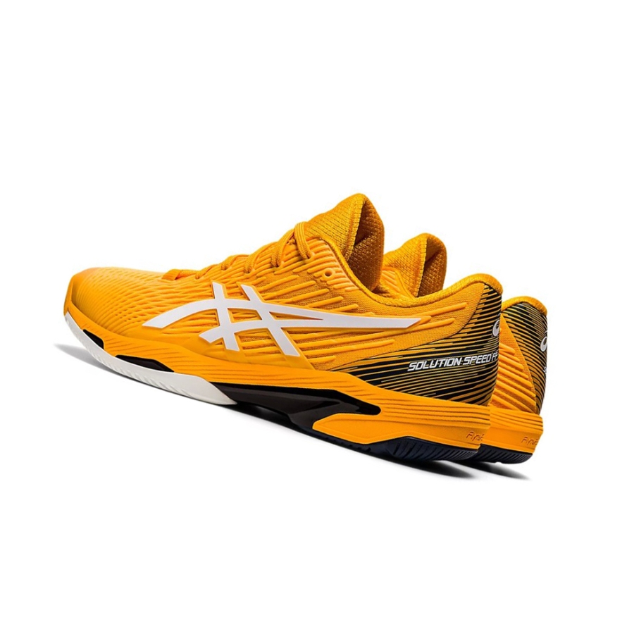 Amber / White Men's Asics SOLUTION SPEED FF 2 Tennis Shoes | US86253DI