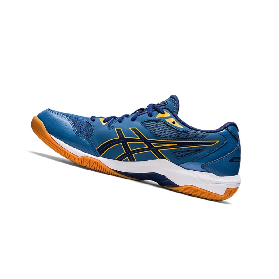 Azure / Deep Ocean Men's Asics GEL-ROCKET 10 Volleyball Shoes | US35196YR