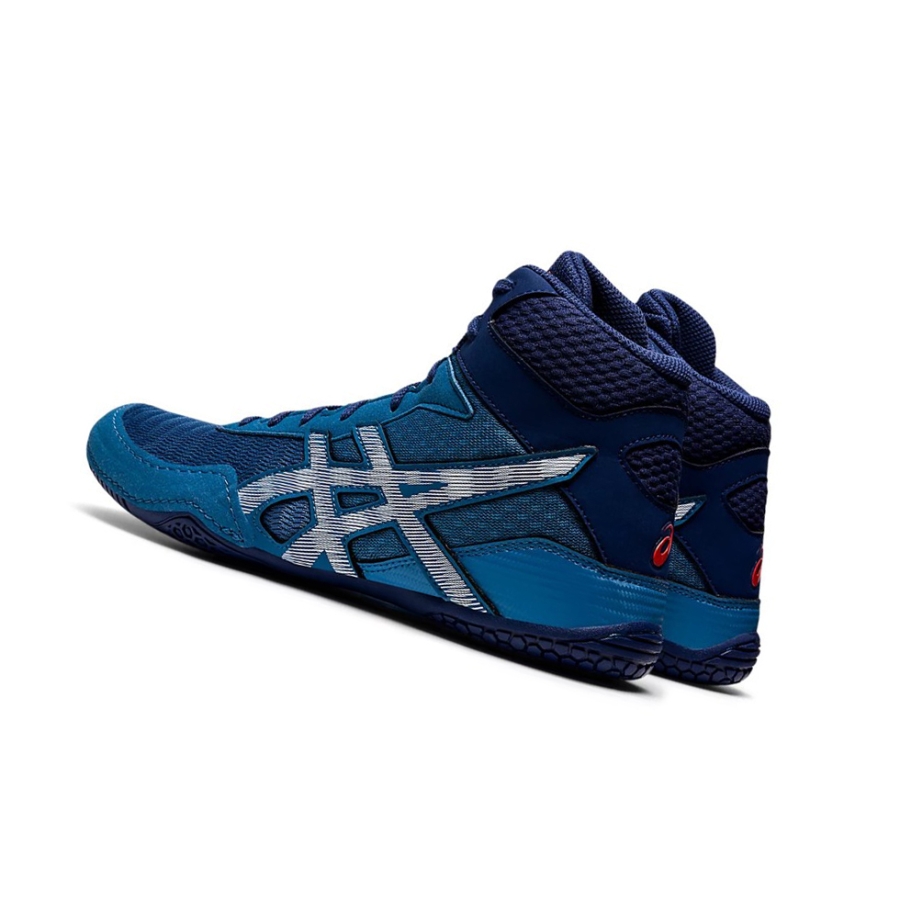 Azure / Deep Ocean Men's Asics MATCONTROL 2 Wrestling Shoes | US94675JO