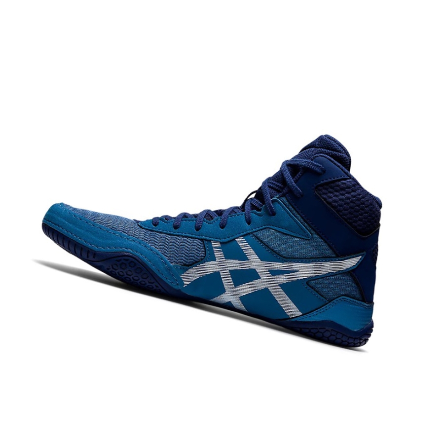 Azure / Deep Ocean Men's Asics MATCONTROL 2 Wrestling Shoes | US94675JO