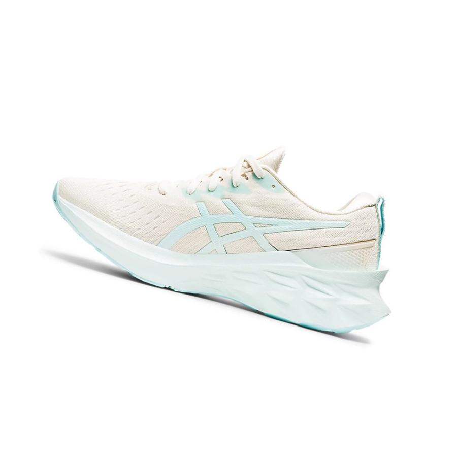 Birch / Clear Blue Women's Asics NOVABLAST 2 Running Shoes | US65213LN