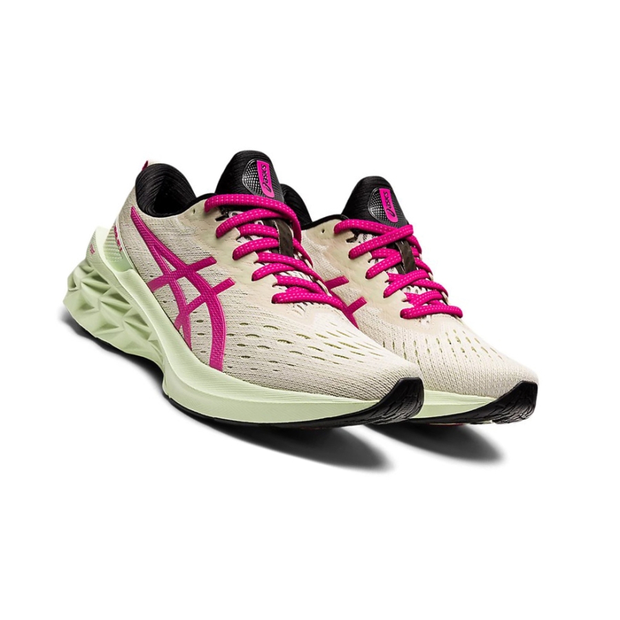 Birch / Pink Rave Women's Asics NOVABLAST 2 Running Shoes | US42580MK