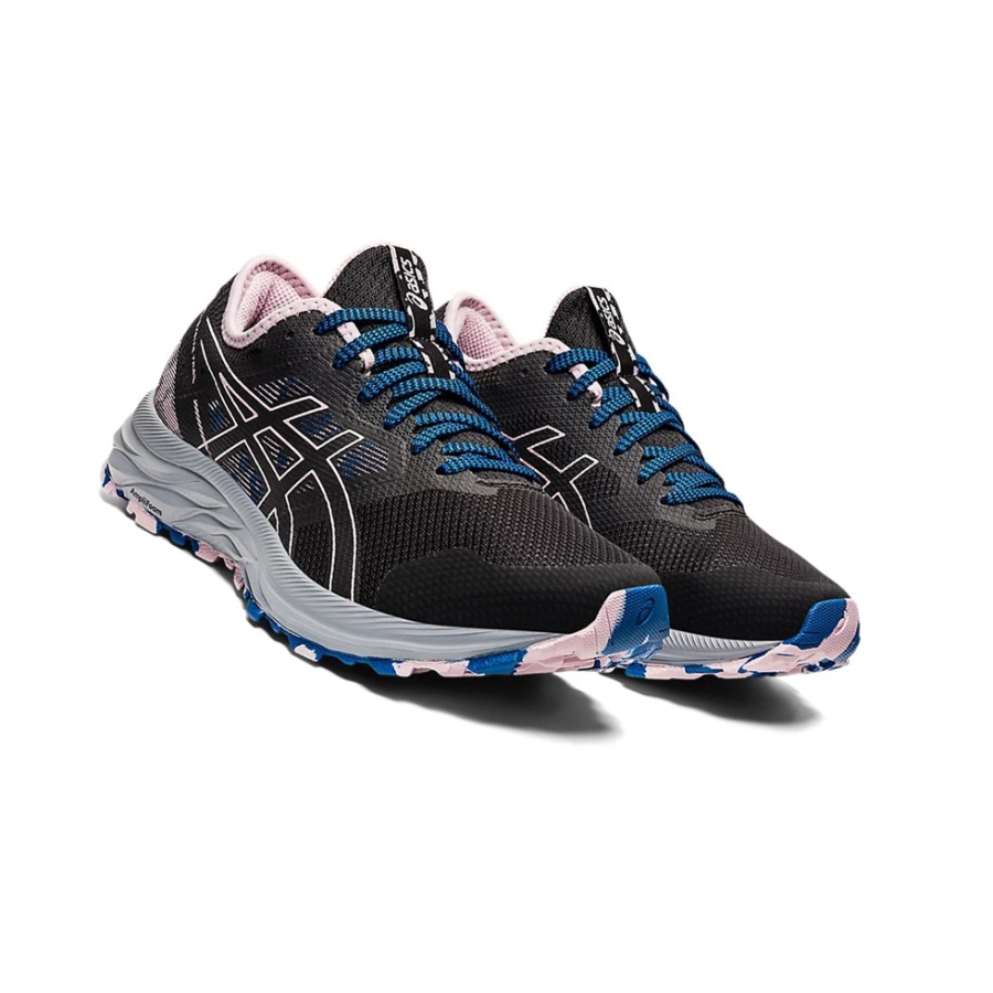 Black / Barely Rose Women's Asics GEL-EXCITE TRAIL Running Shoes | US27186MA