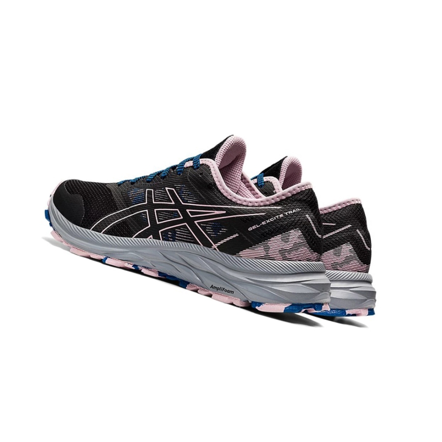 Black / Barely Rose Women's Asics GEL-EXCITE TRAIL Running Shoes | US27186MA