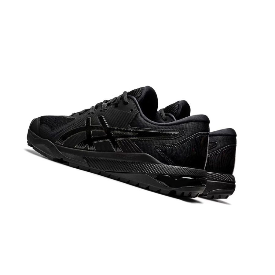 Black / Black Men's Asics GEL-COURSE GLIDE Golf Shoes | US92076AL