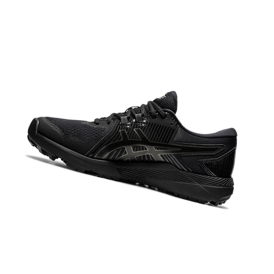 Black / Black Men's Asics GEL-COURSE GLIDE Golf Shoes | US92076AL