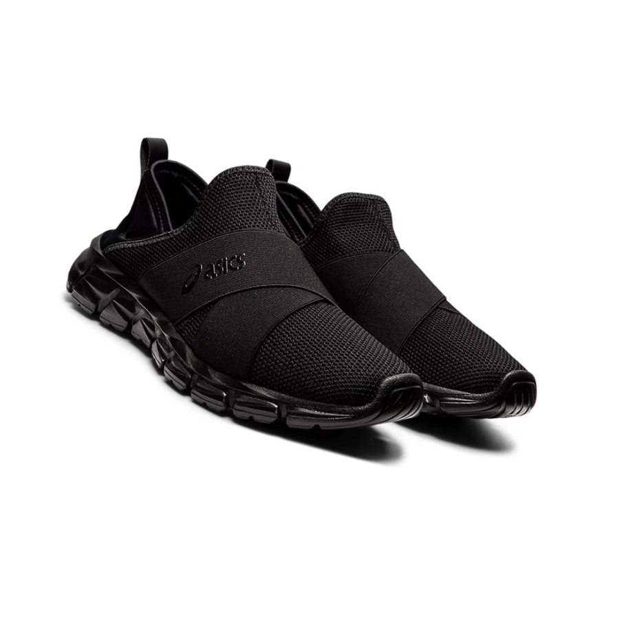 Black / Black Men's Asics QUANTUM LYTE SLIP-ON Sneakers | US17835DB