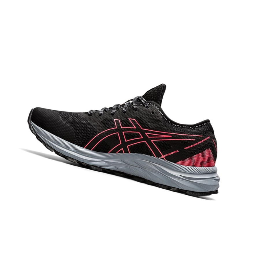 Black / Blazing Coral Women's Asics GEL-EXCITE TRAIL Running Shoes | US98437NF