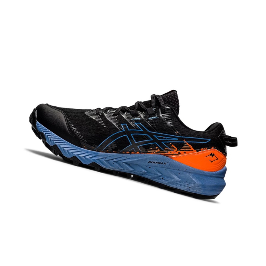 Black / Blue Harmony Men's Asics GEL-Trabuco 10 GTX Trail Running Shoes | US68405KB